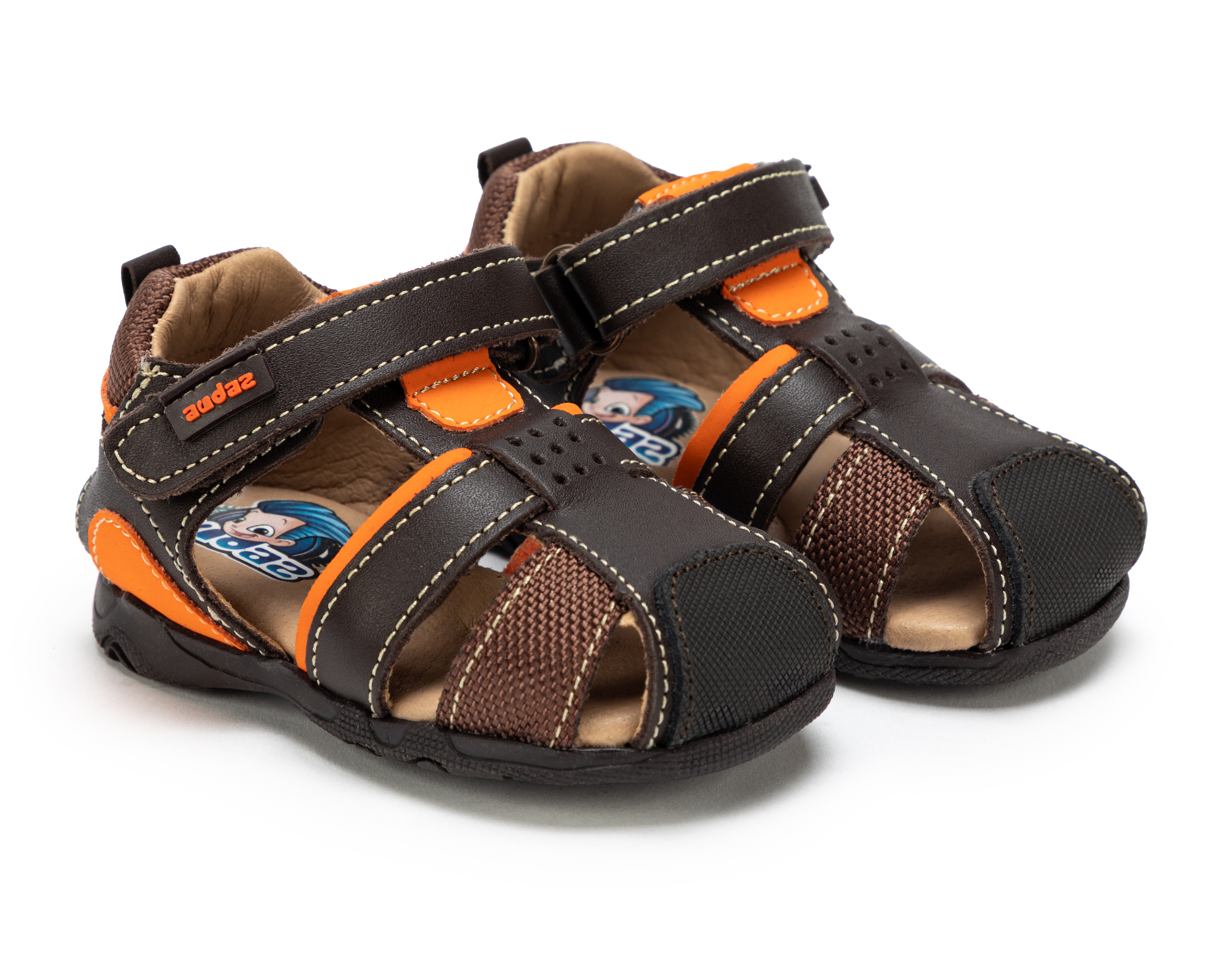 Foto 2 pulgar | Foto 1 | Sandalias Audaz de Piel para Bebé Niño