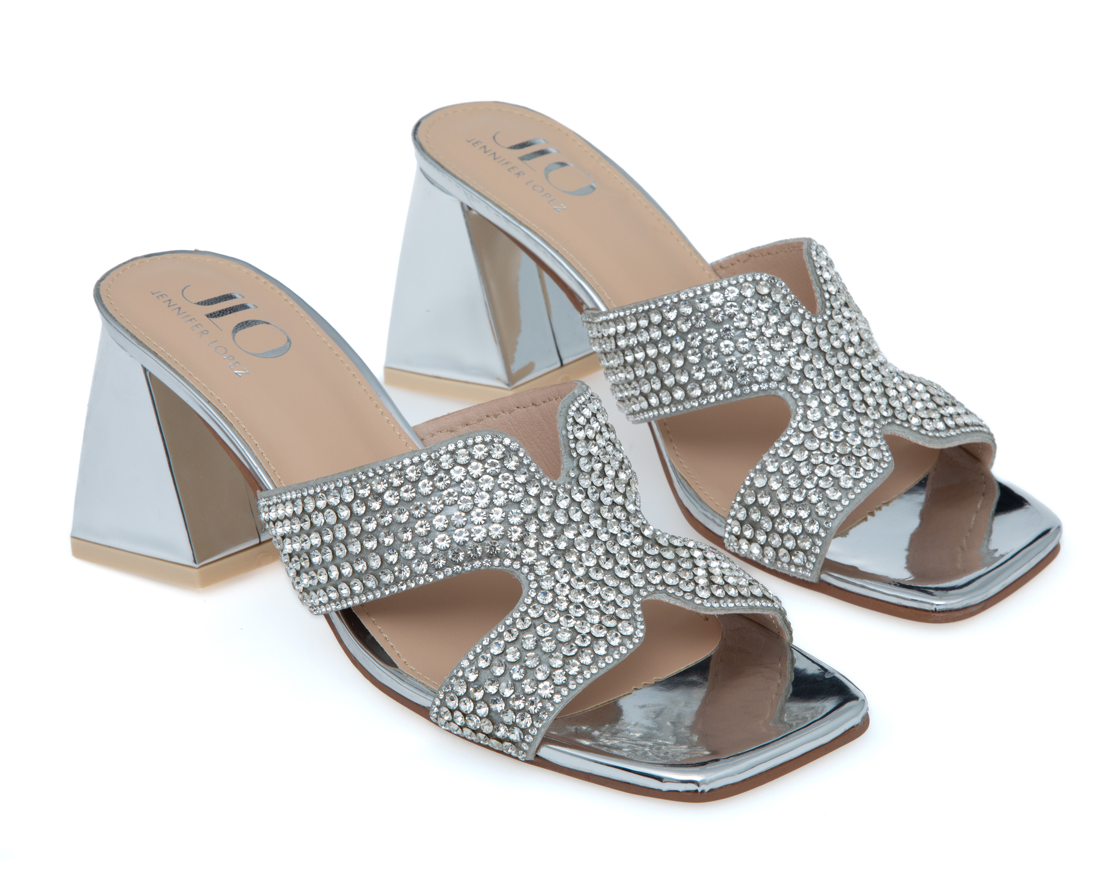 Foto 2 pulgar | Foto 1 | Sandalias de Tacón Jennifer Lopez para Mujer