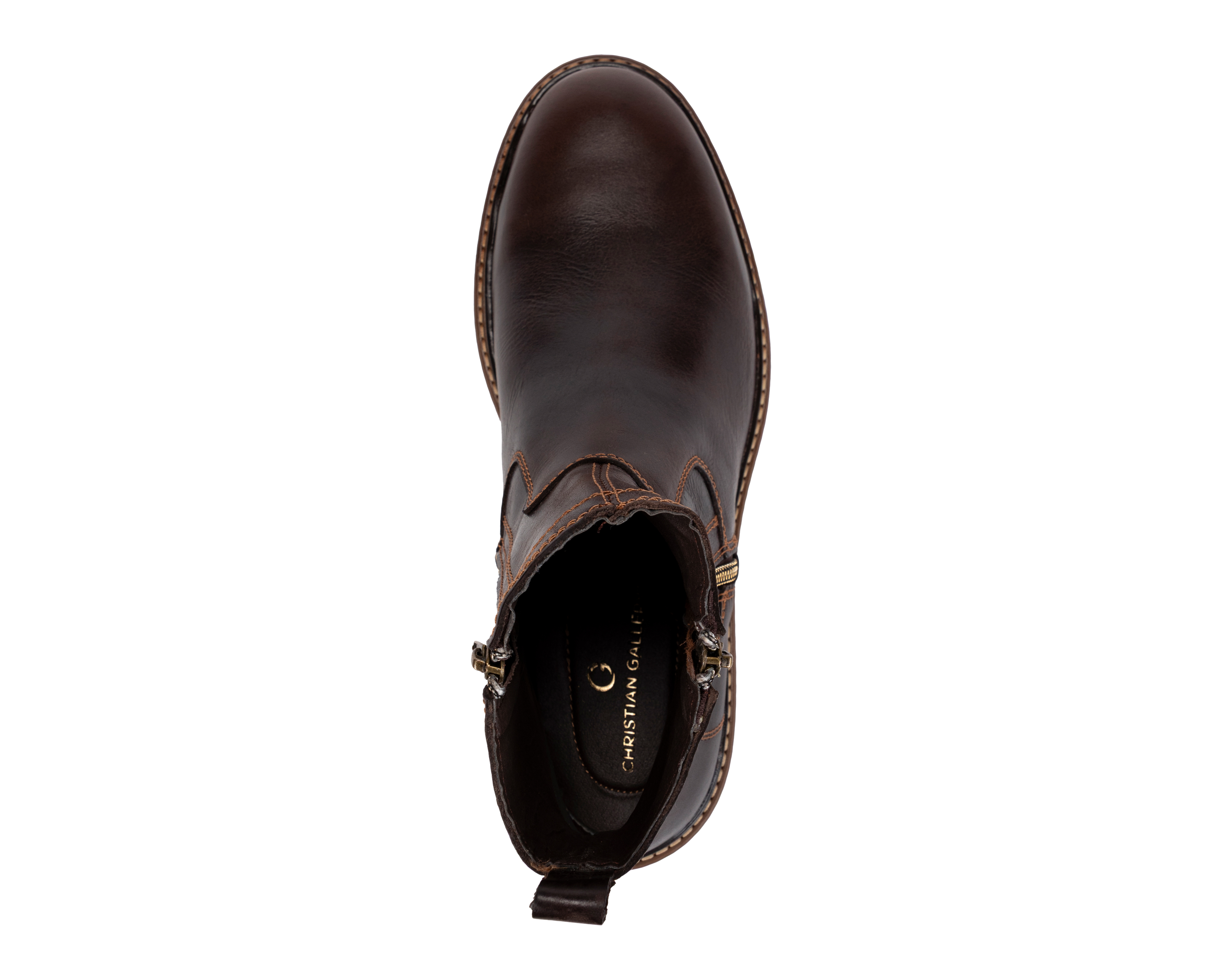 Foto 6 pulgar | Foto 5 | Botas Casuales Christian Gallery de Piel para Hombre
