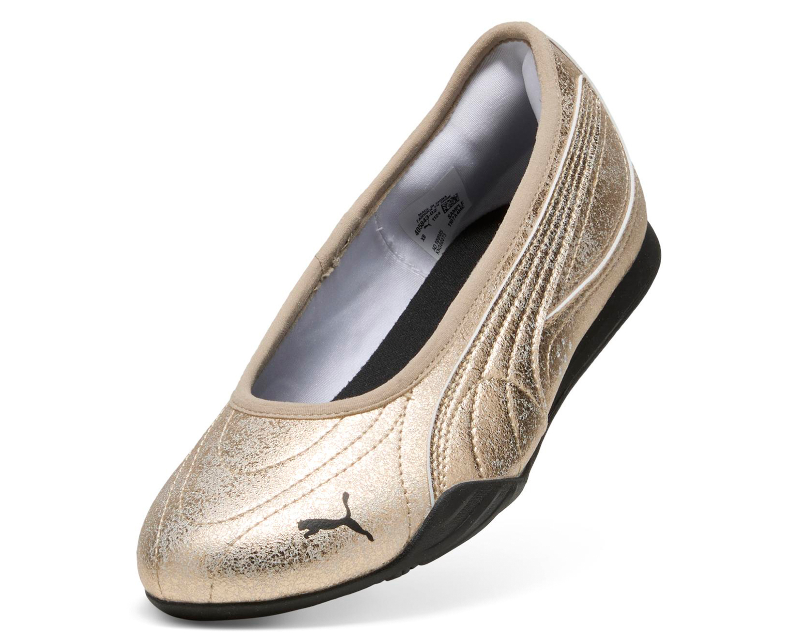 Foto 5 pulgar | Foto 4 | Flats Puma Catch Soleil Ballerina Metallic Whisper para Mujer