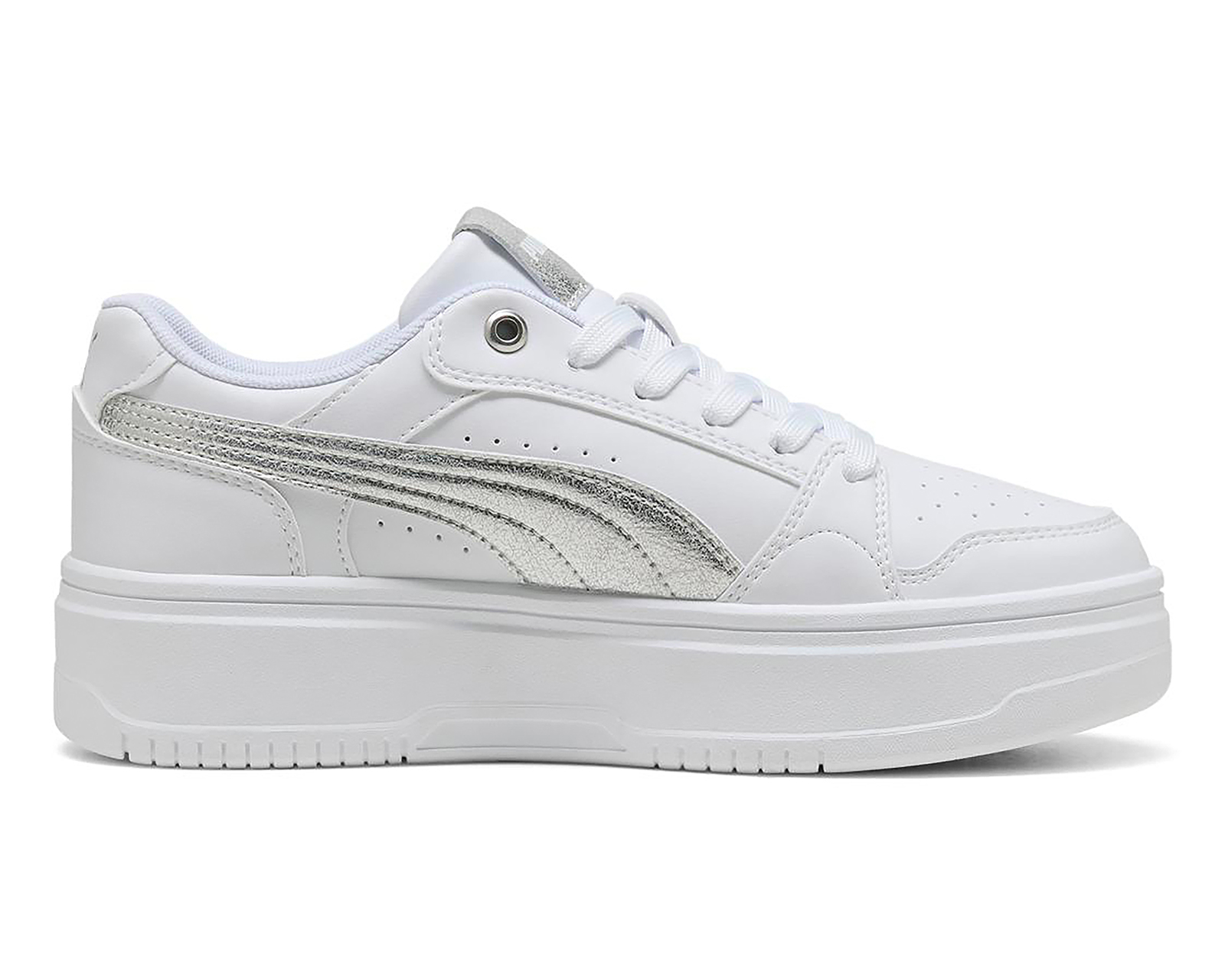 Foto 3 pulgar | Foto 2 | Tenis Puma Rebound Femme Low Metallic Whisper para Mujer