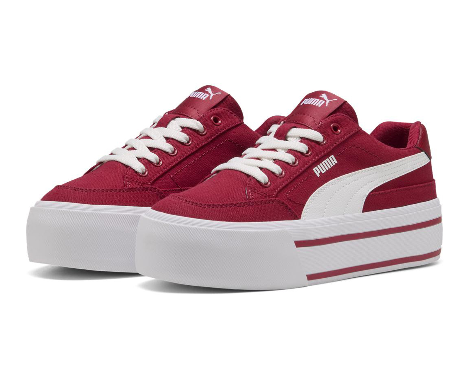 Foto 2 pulgar | Foto 1 | Tenis Puma Court Classic Vulc FS Platform para Mujer