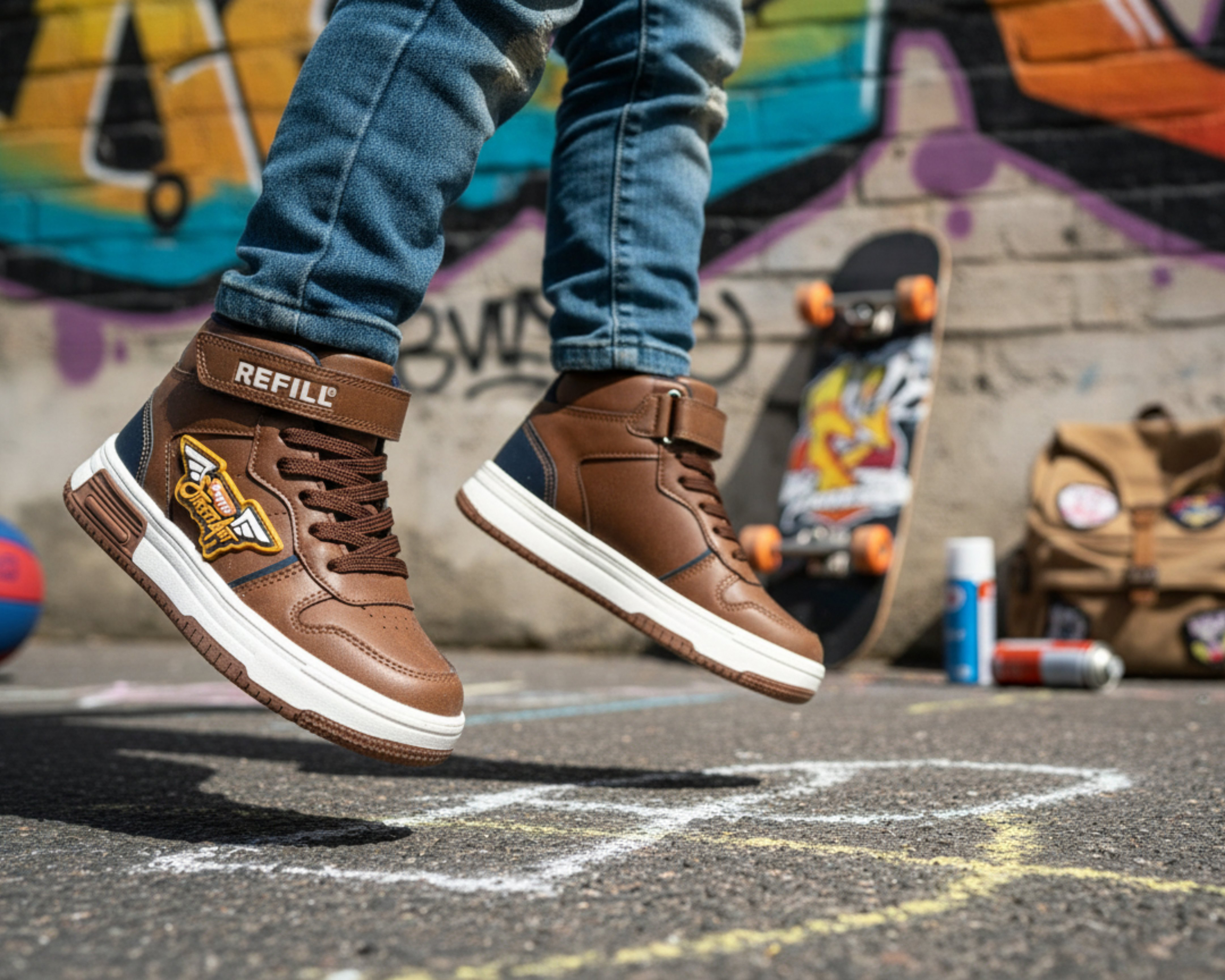 Foto 7 | Foto 7 | Tenis Casuales Refill para Niño