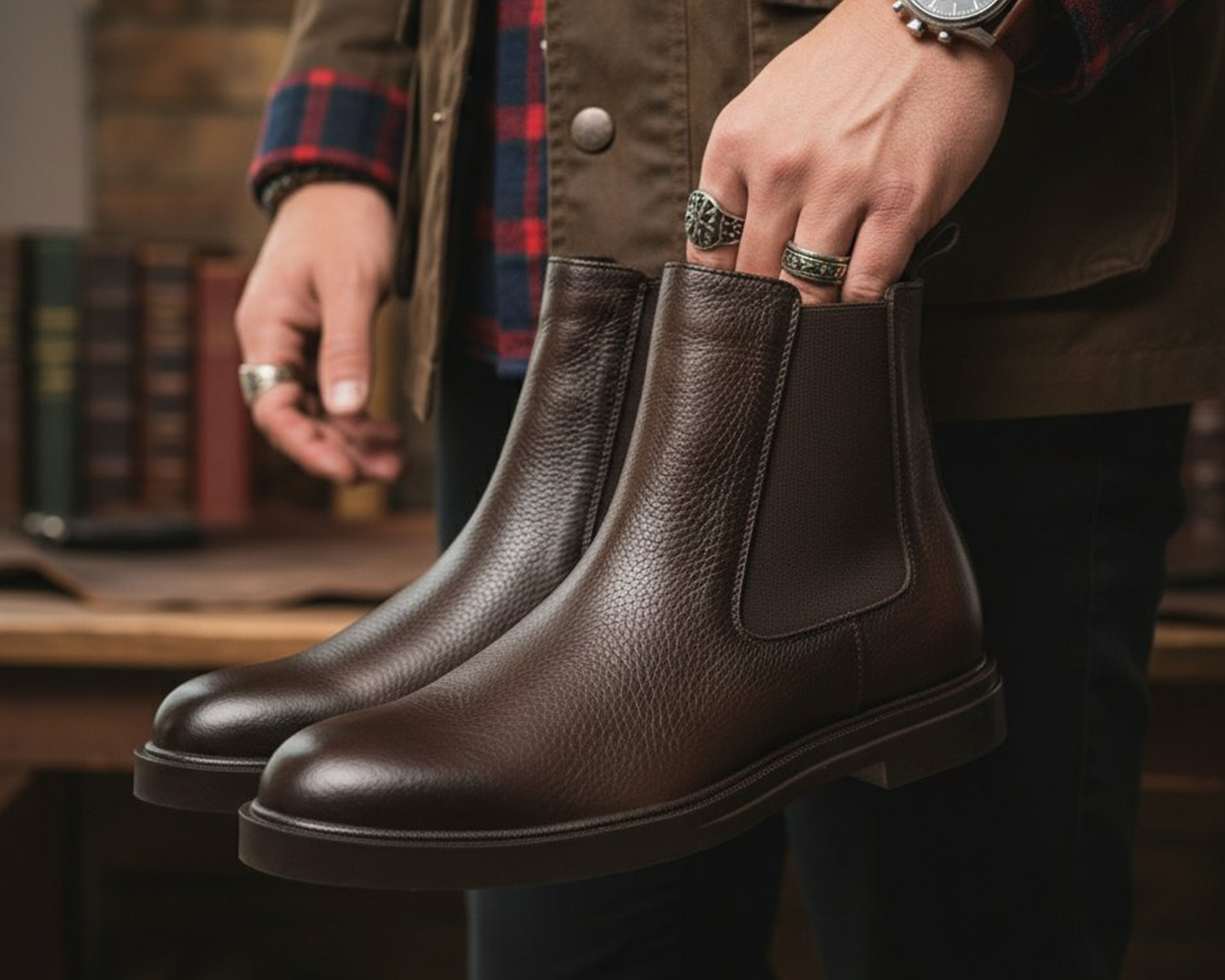 Foto 7 | Foto 7 | Botas Casuales Refill de Piel para Hombre