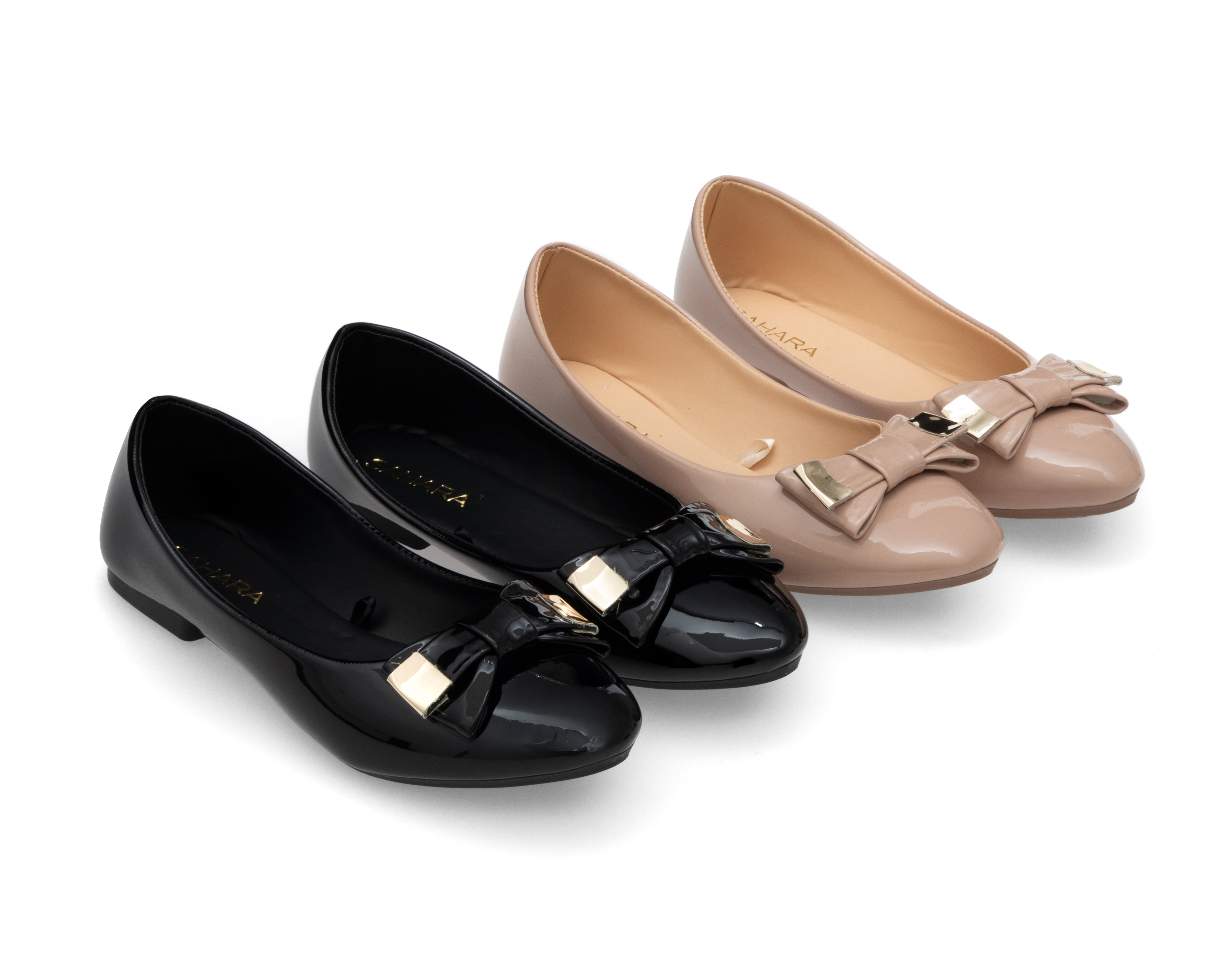 Foto 2 pulgar | Foto 1 | Flats Sahara para Mujer Duo Pack