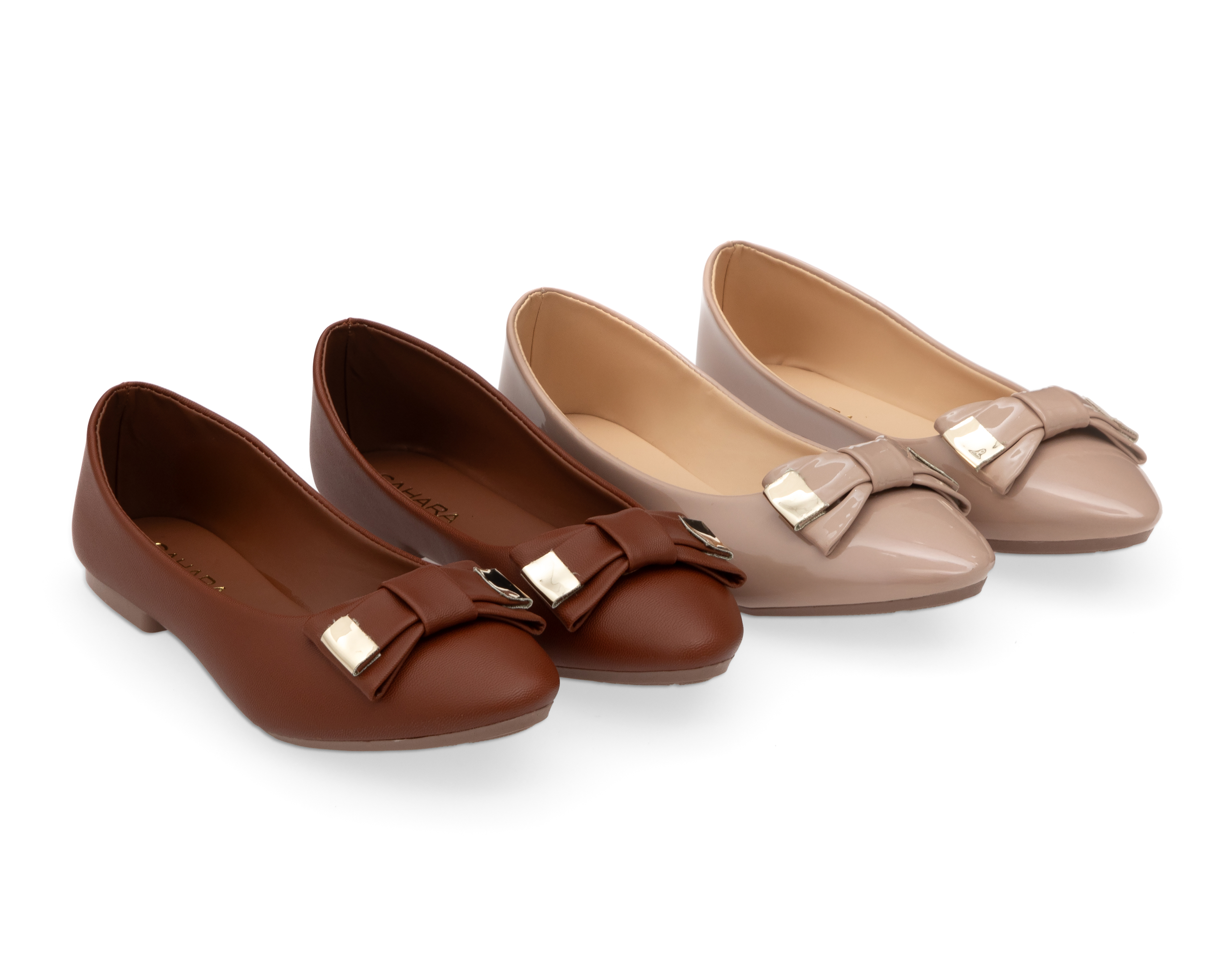 Foto 2 pulgar | Foto 1 | Flats Sahara para Mujer Duo Pack