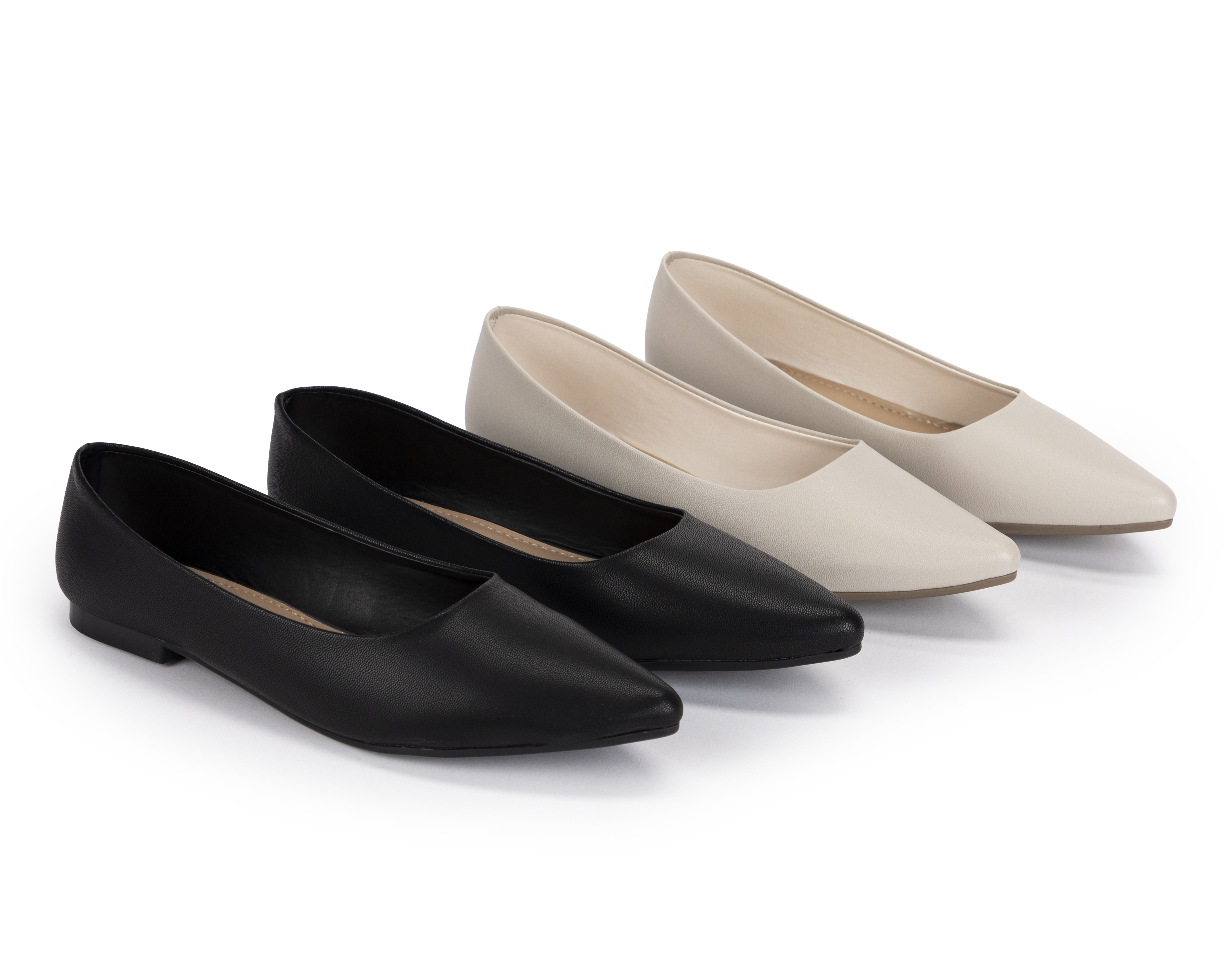 Foto 2 pulgar | Foto 1 | Flats Sahara para Mujer Duo Pack