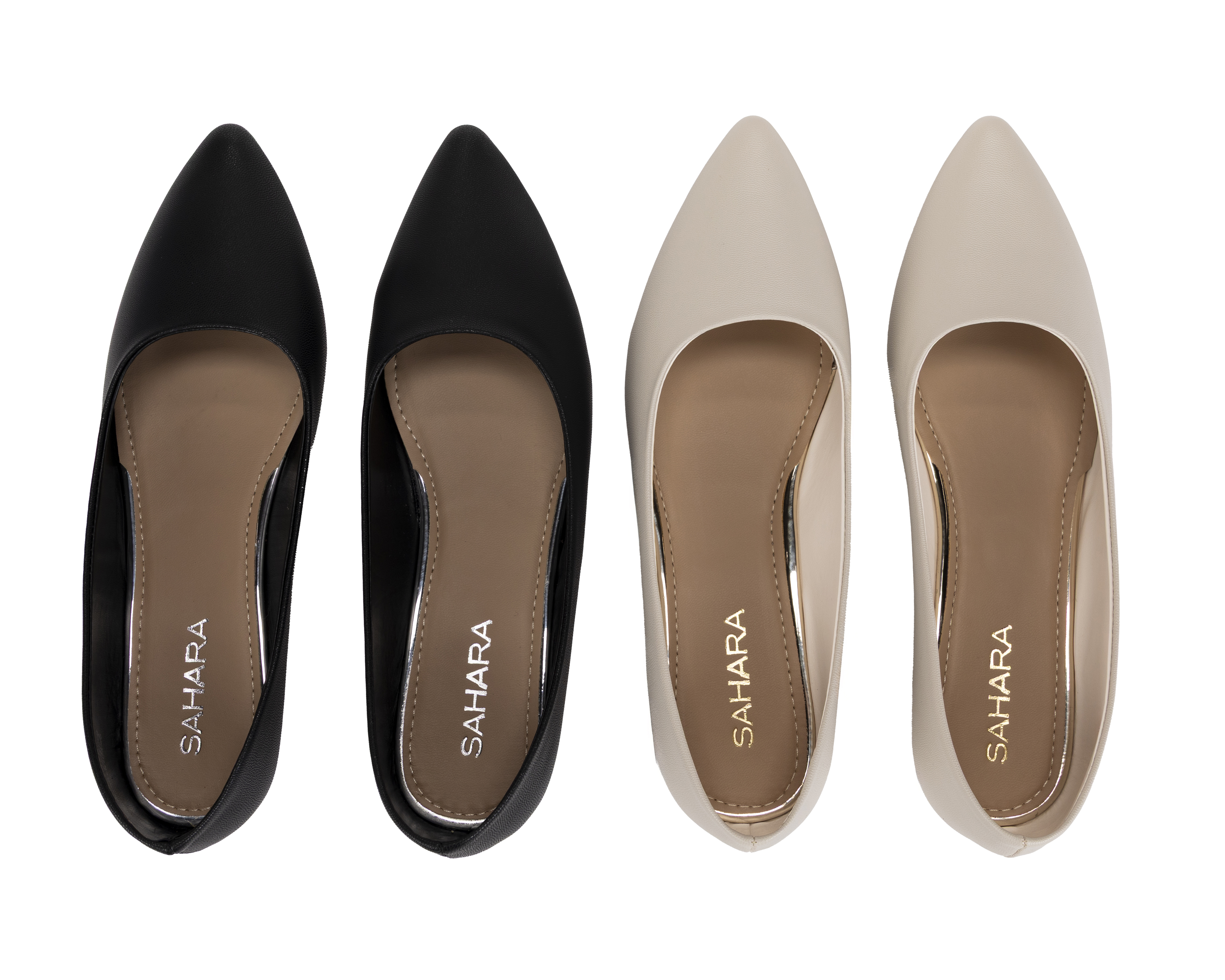 Foto 8 pulgar | Foto 7 | Flats Sahara para Mujer Duo Pack
