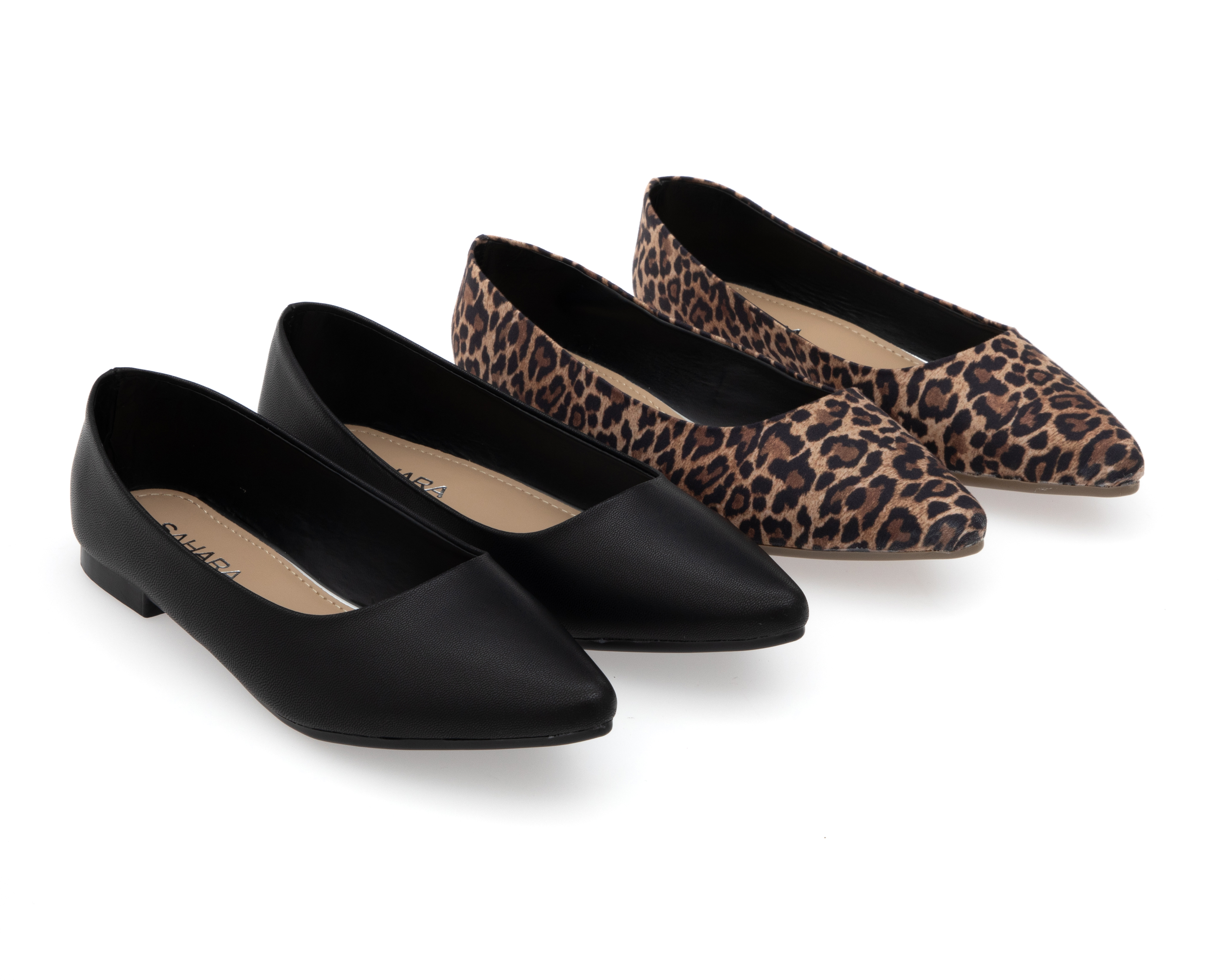 Foto 2 pulgar | Foto 1 | Flats Sahara para Mujer Duo Pack
