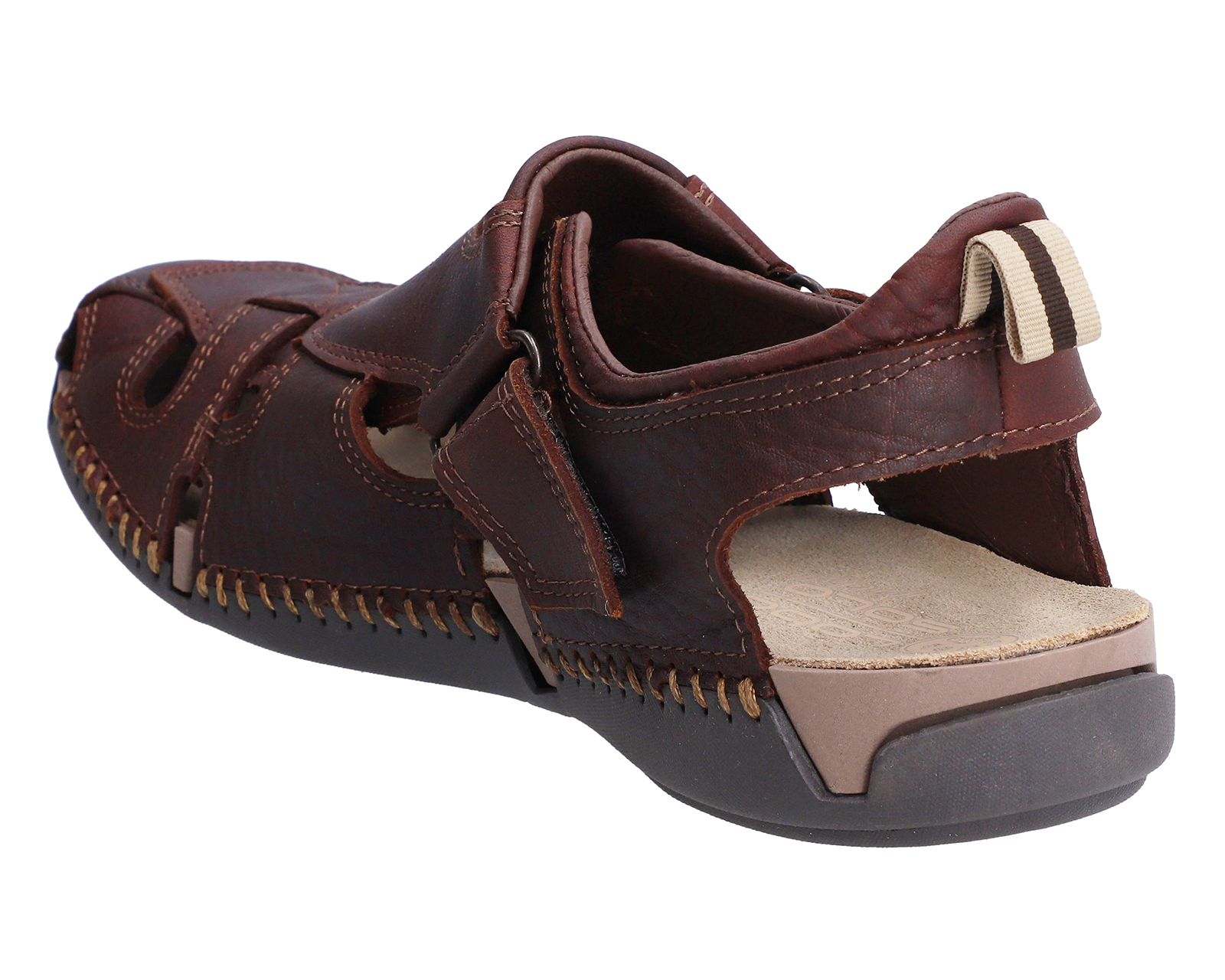 Foto 4 pulgar | Foto 3 | Sandalias Confort Lobo Solo de Piel para Hombre