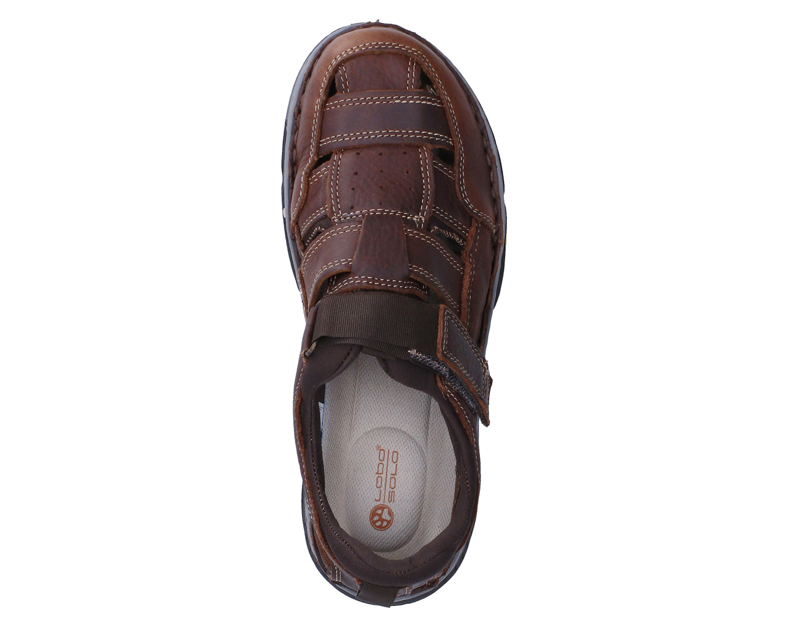 Foto 6 pulgar | Foto 5 | Sandalias Confort Lobo Solo de Piel para Hombre