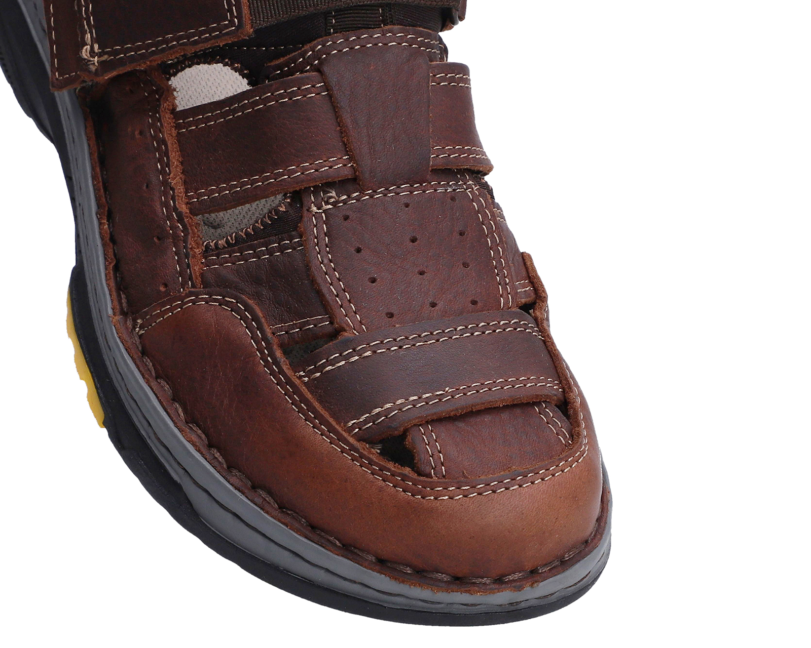 Foto 7 pulgar | Foto 6 | Sandalias Confort Lobo Solo de Piel para Hombre