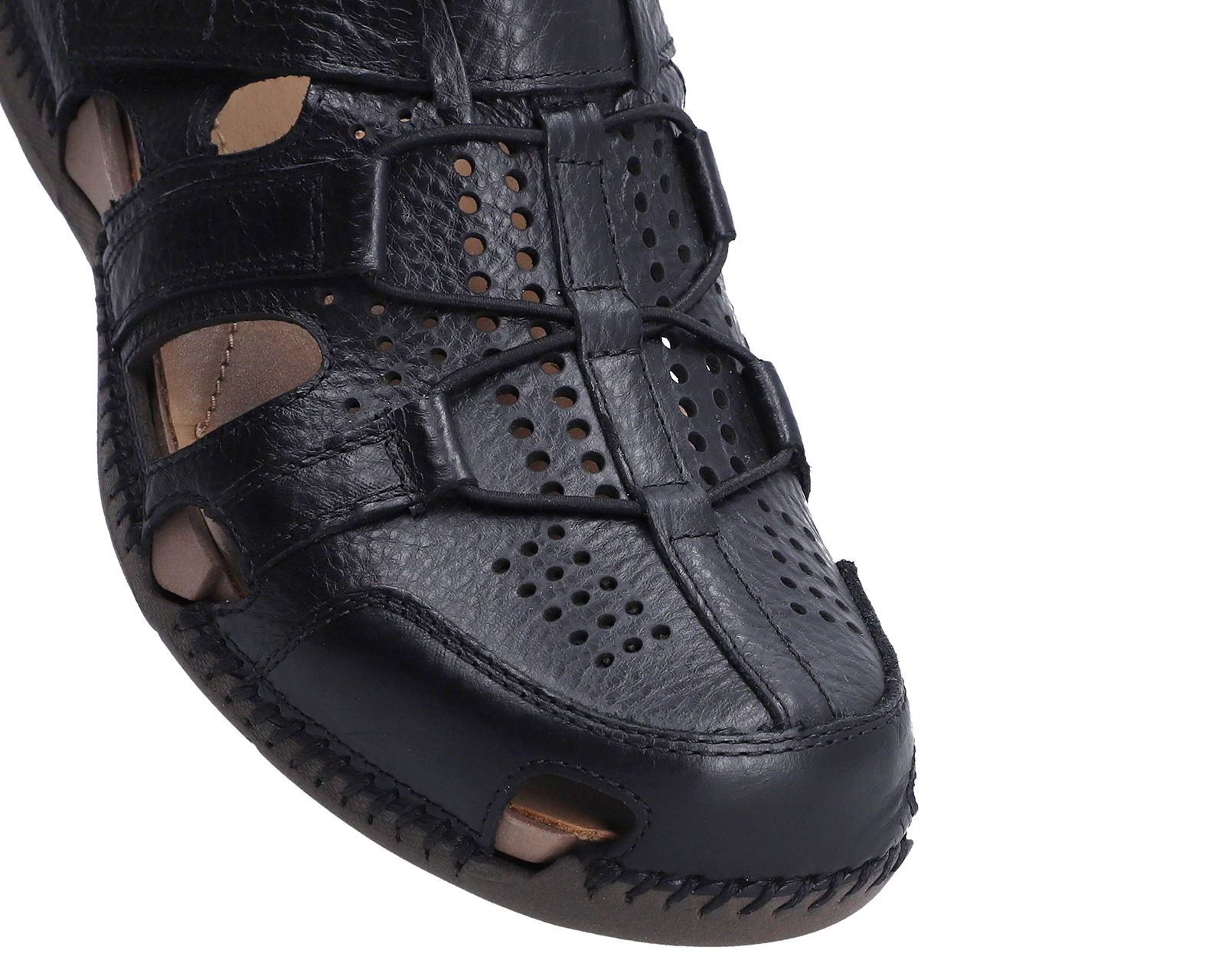 Foto 6 | Foto 6 | Sandalias Confort Lobo Solo de Piel para Hombre