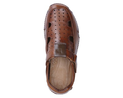 Foto 5 | Foto 5 | Sandalias Confort Lobo Solo de Piel para Hombre