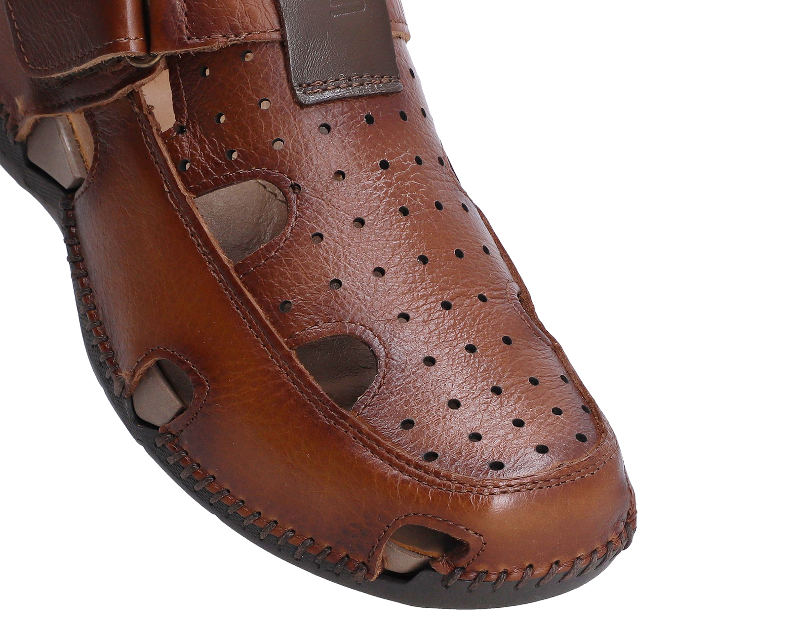 Foto 7 pulgar | Foto 6 | Sandalias Confort Lobo Solo de Piel para Hombre