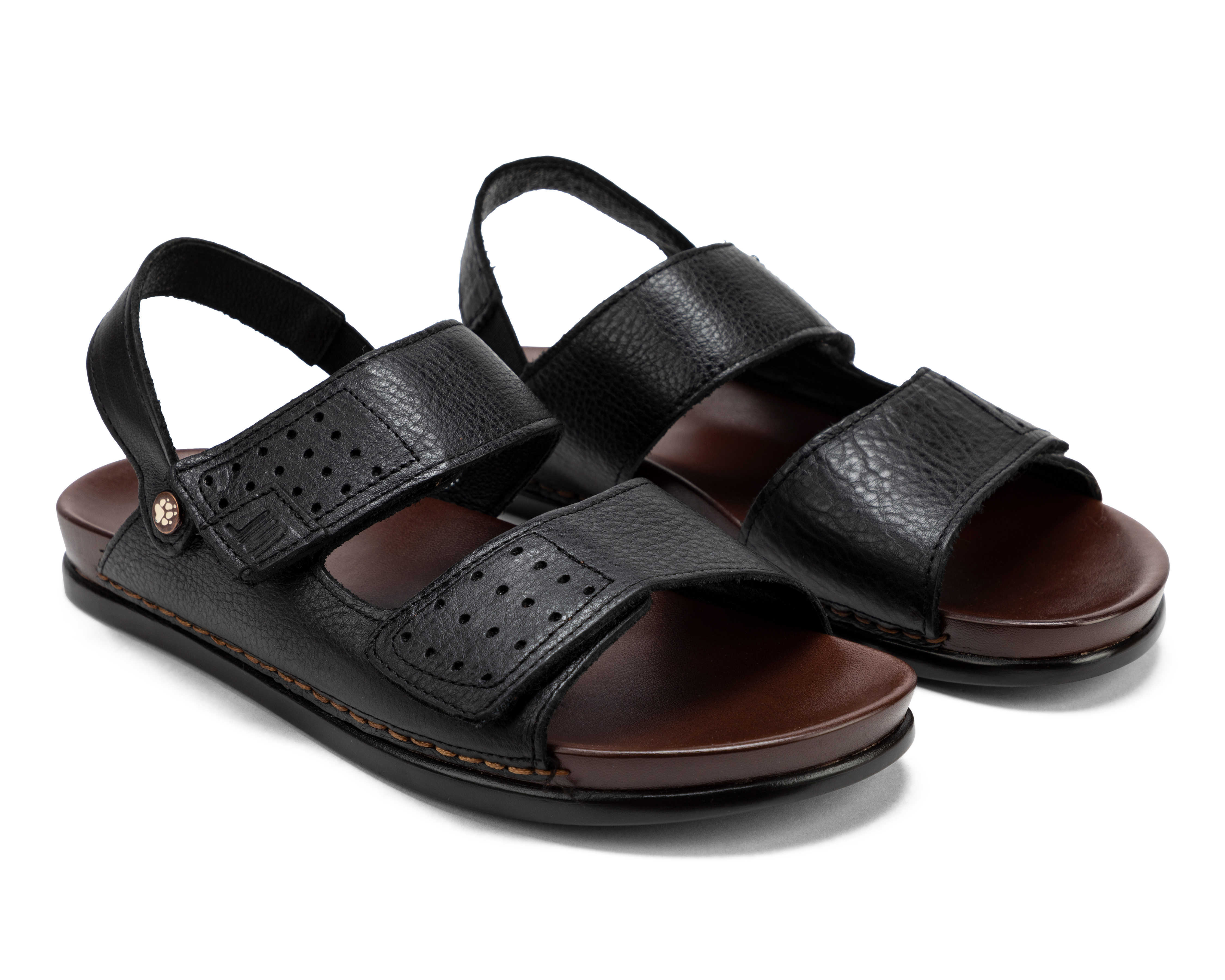 Sandalias Confort Lobo Solo de Piel para Hombre