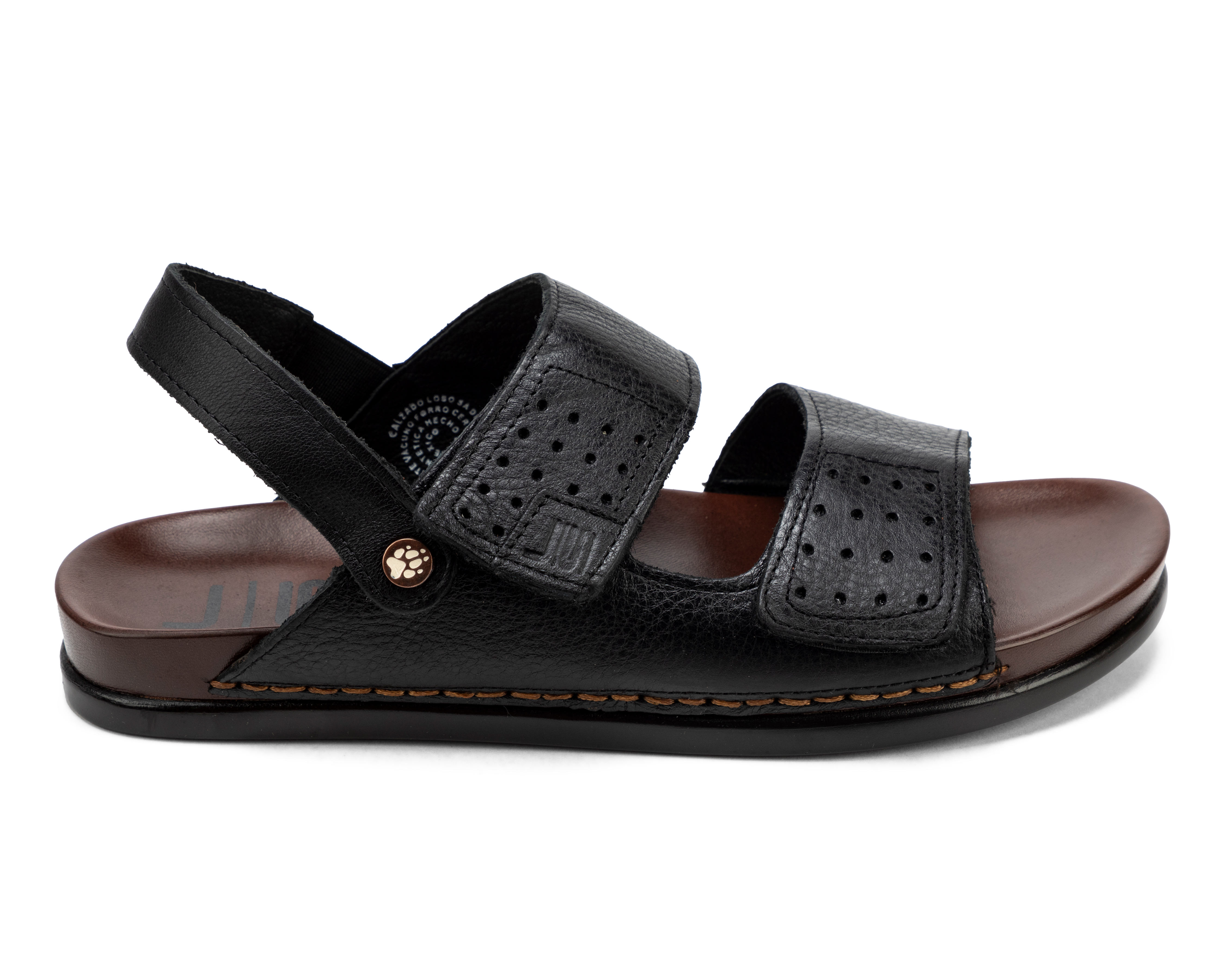 Foto 3 pulgar | Foto 2 | Sandalias Confort Lobo Solo de Piel para Hombre