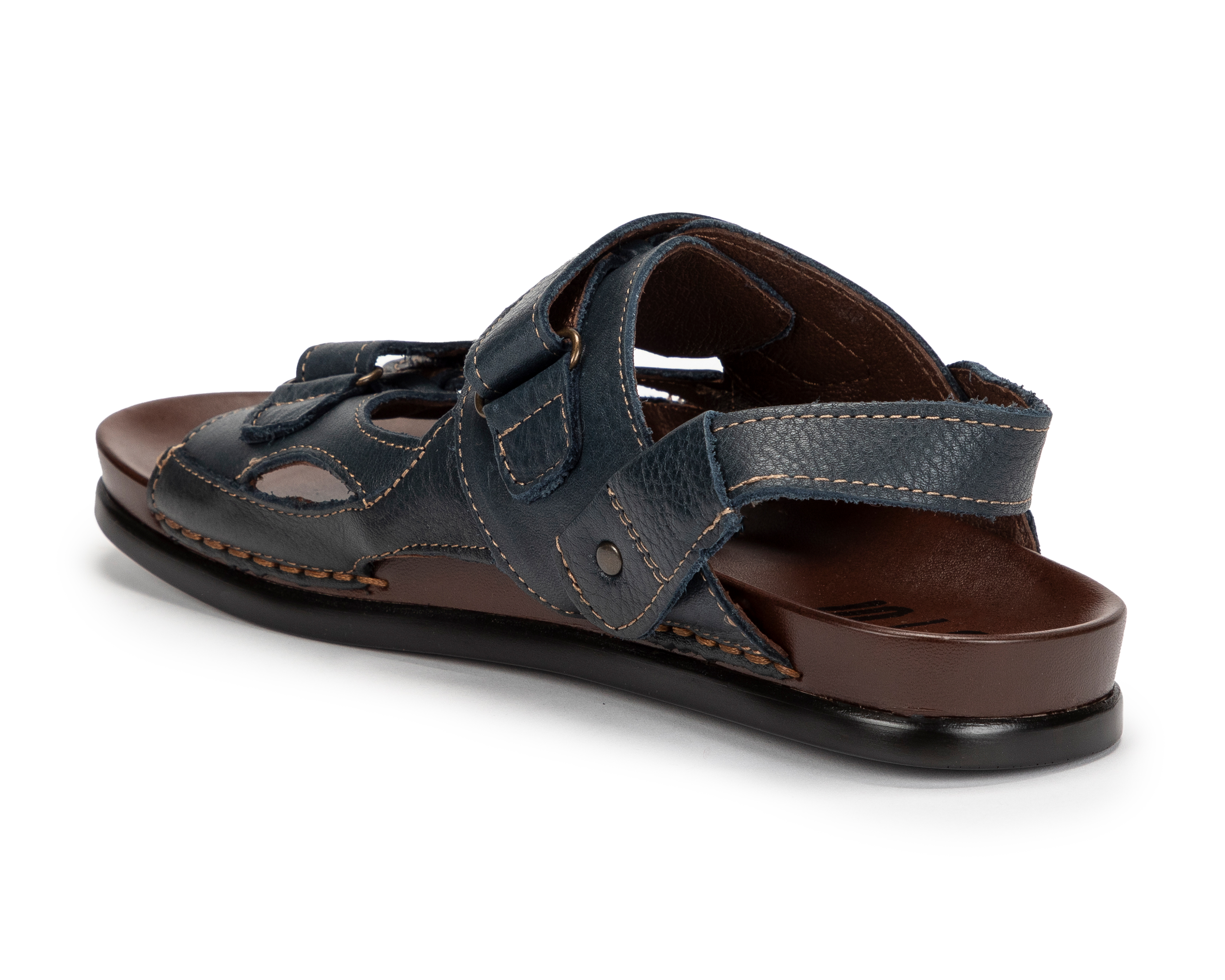 Foto 4 pulgar | Foto 3 | Sandalias Confort Lobo Solo de Piel para Hombre