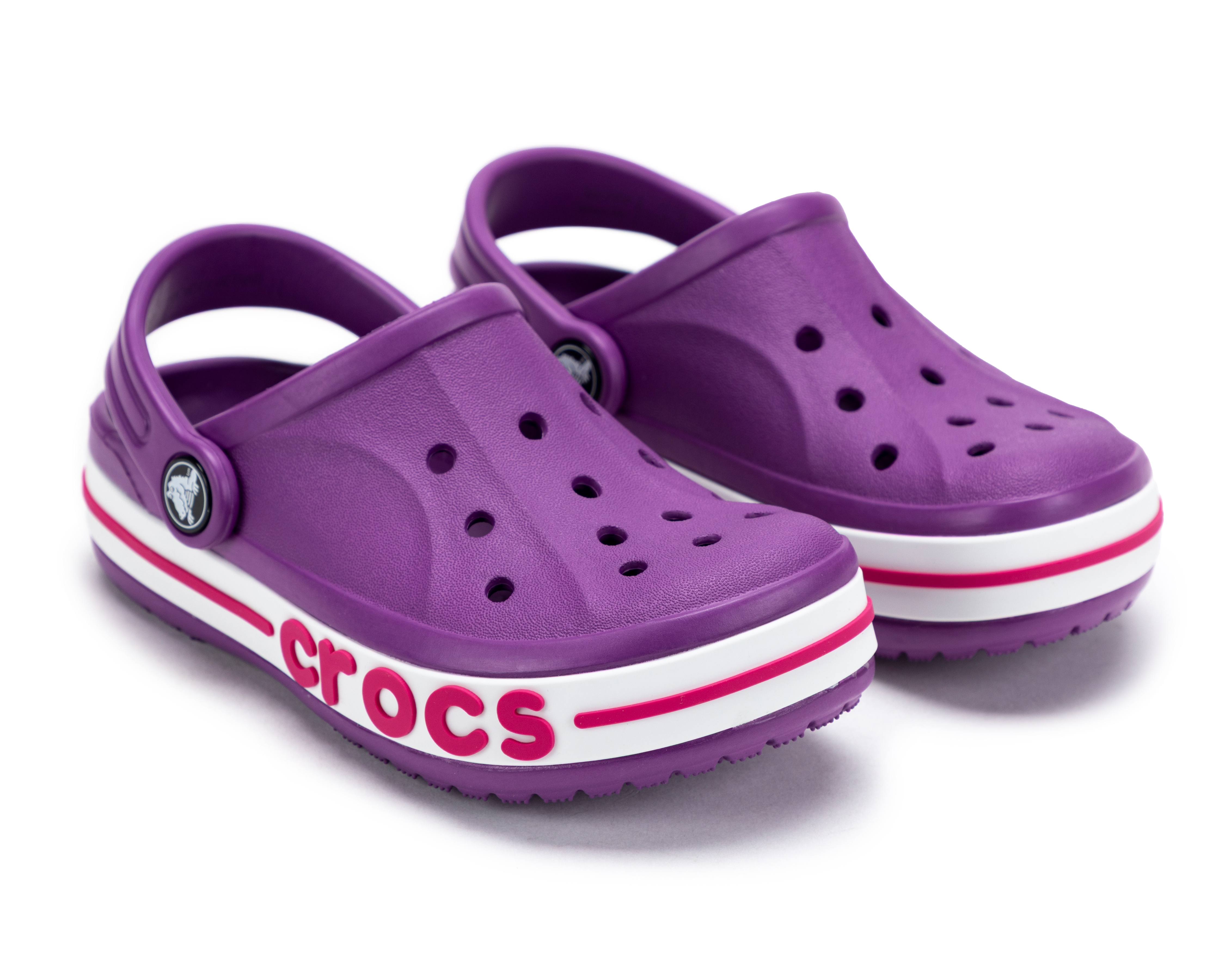 Foto 2 pulgar | Foto 1 | Sandalias Crocs Bayaband Clog para Niña