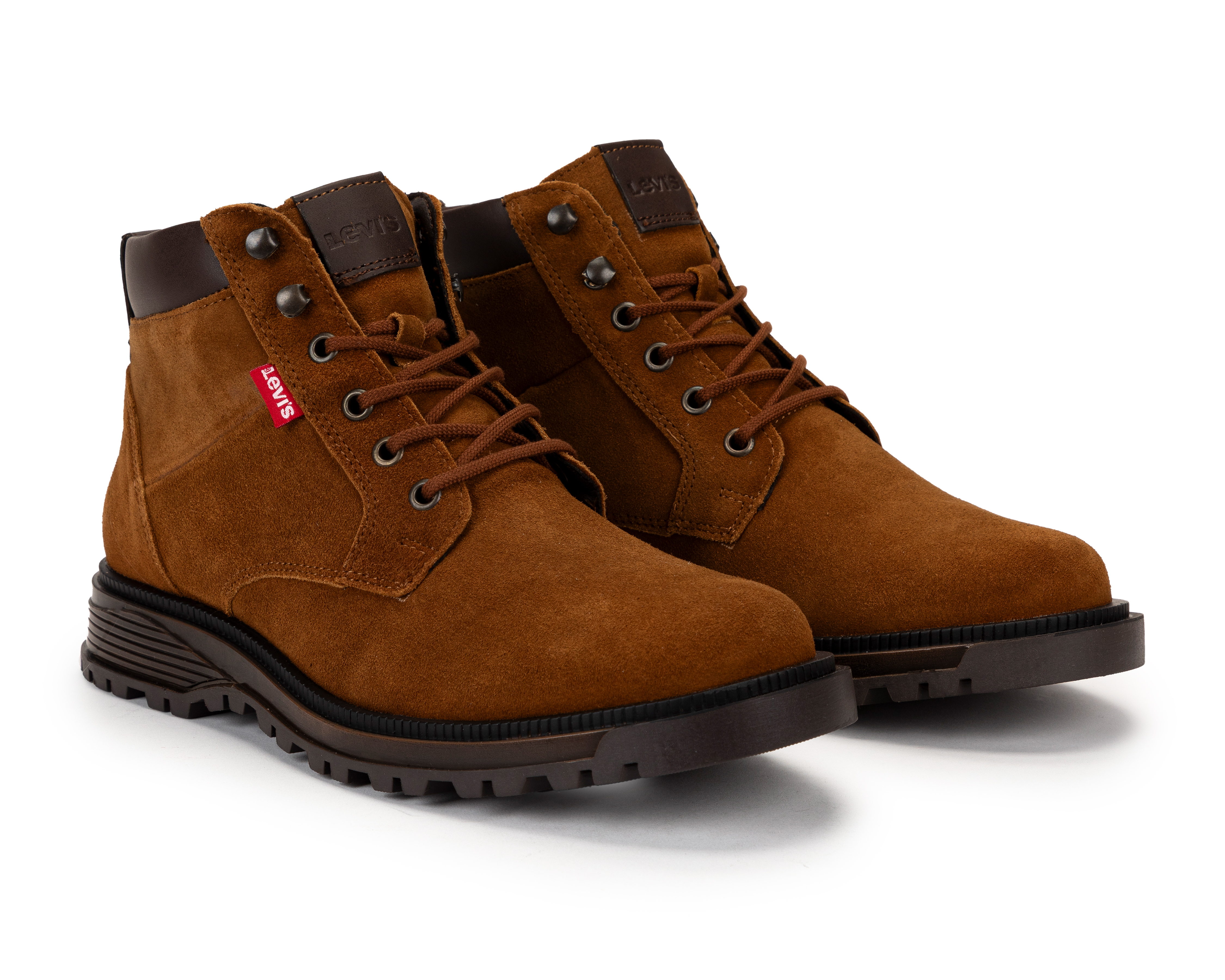 Foto 2 pulgar | Foto 1 | Botas Casuales Levi's Apolo de Piel para Hombre