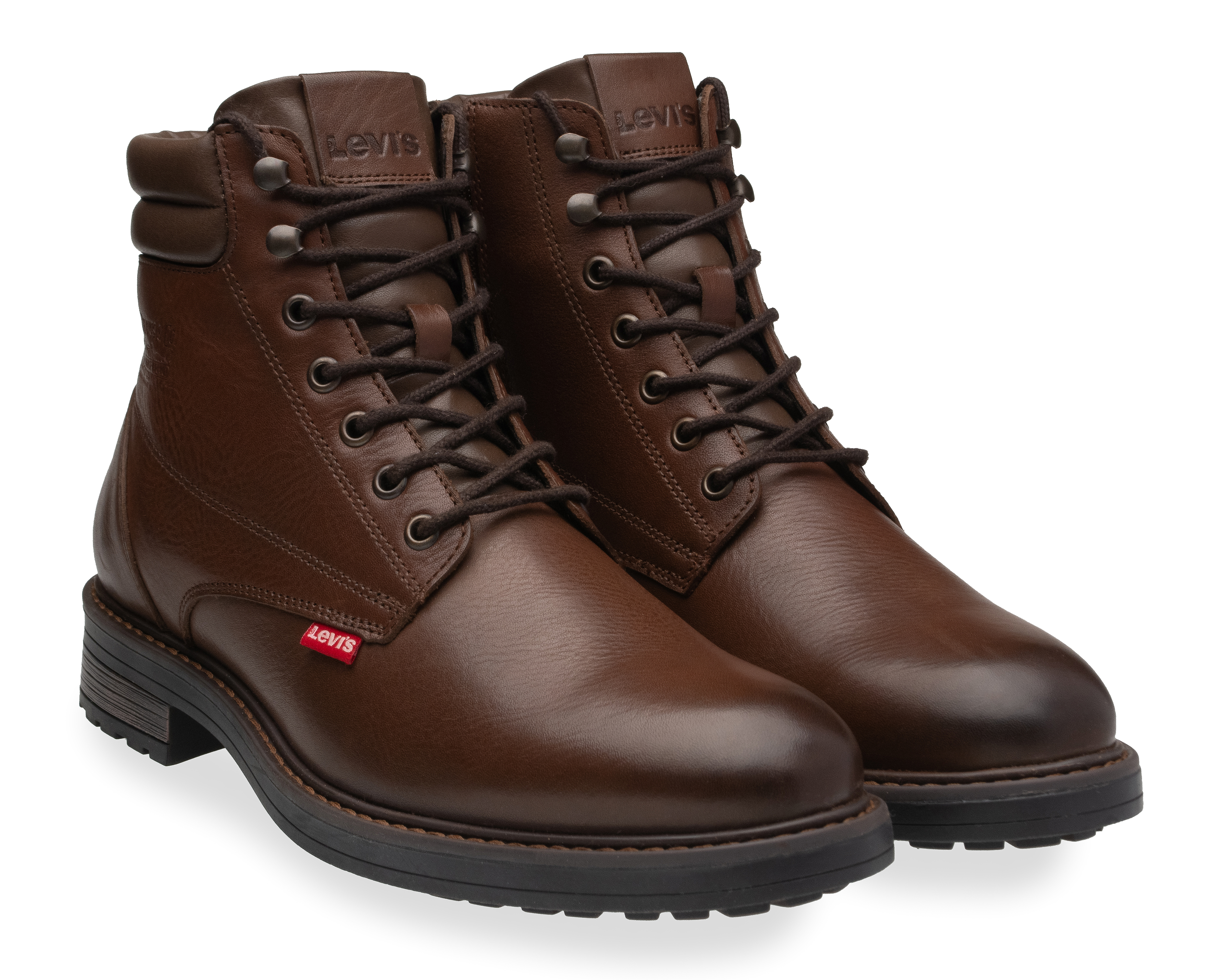 Foto 2 pulgar | Foto 1 | Botas Casuales Levi's Nelson de Piel para Hombre