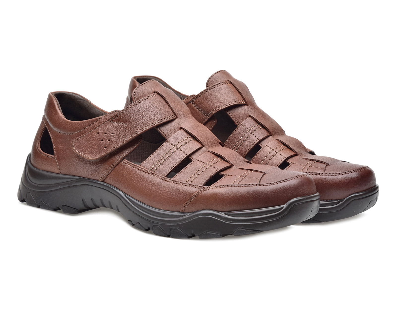 Sandalias Casuales Porto Sur de Piel para Hombre