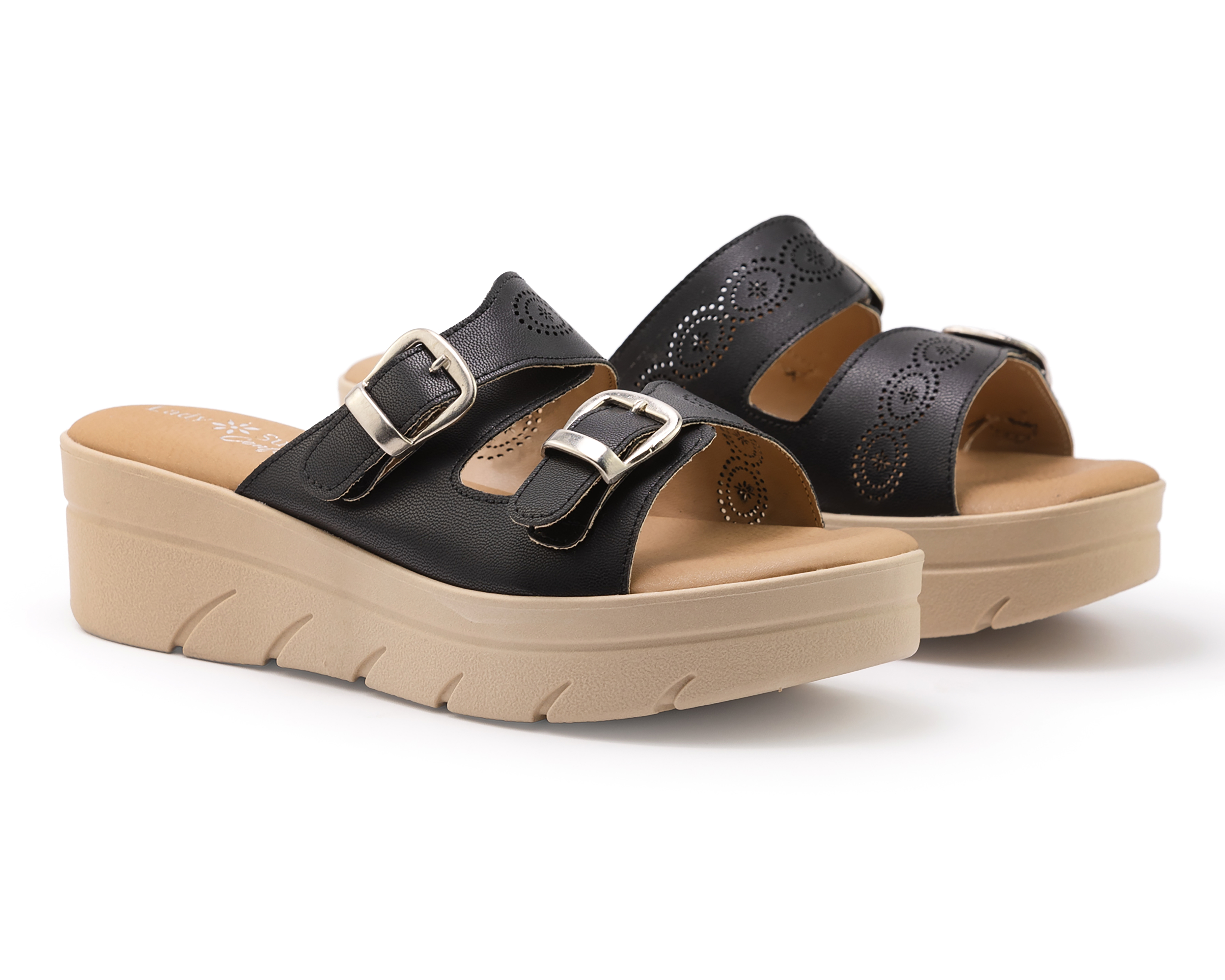Sandalias Confort Lady Sun Conforto para Mujer