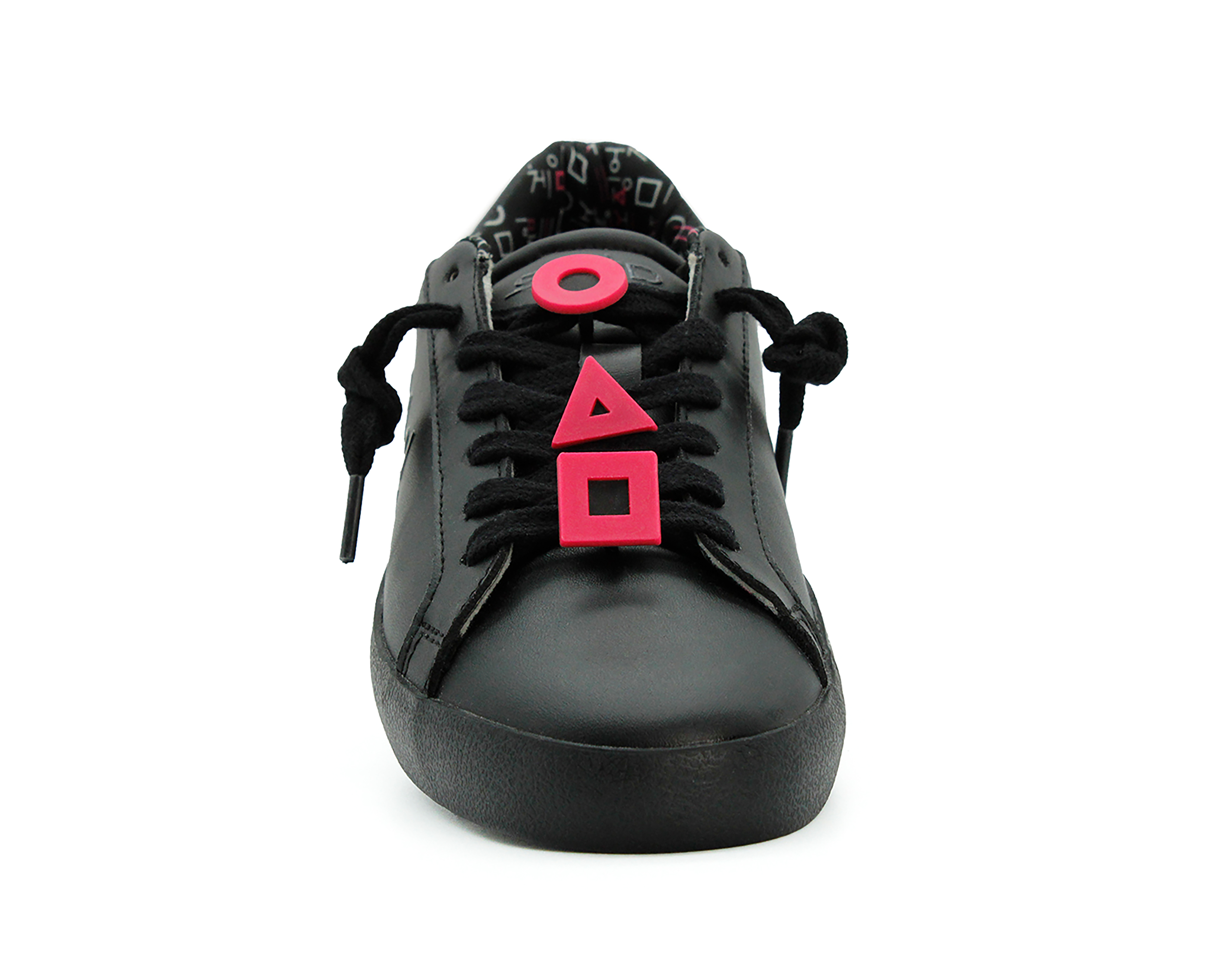 Foto 7 pulgar | Foto 6 | Tenis Casuales Squid Game Gold Total Black para Mujer