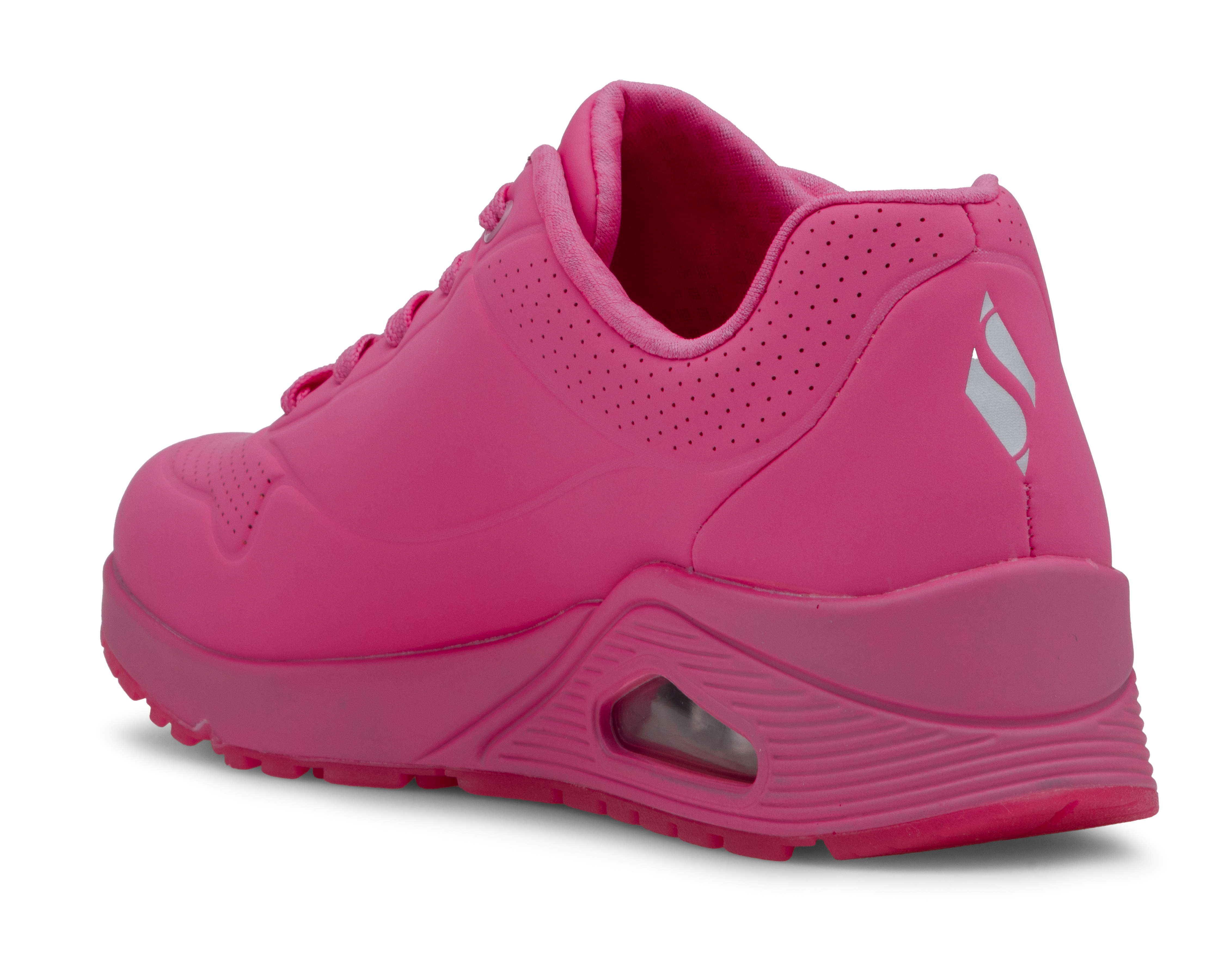 Foto 4 pulgar | Foto 3 | Tenis Skechers Street Uno Neon Night para Mujer